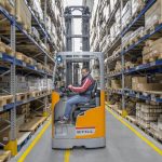 Reach truck STILL FM-X w centrum dystrybucji EcorNaturaSì