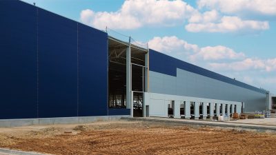 Budowa nowego magazynu e-commerce LPP na Podkarpaciu na półmetku