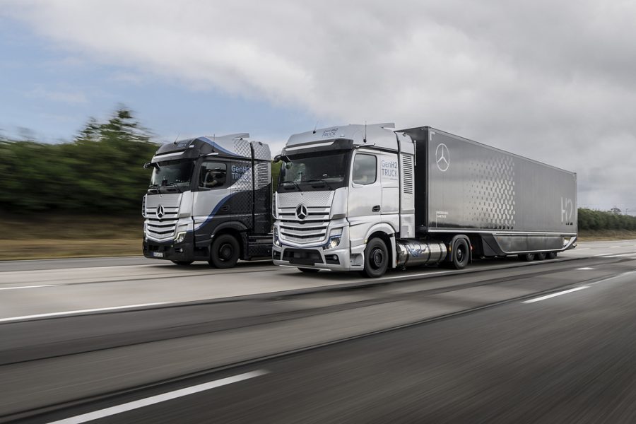 Daimler Truck testuje samochód ciężarowy napędzany ciekłym wodorem
