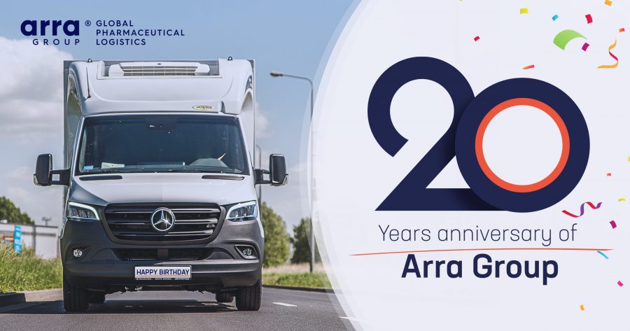 Arra Group świętuje 20 lat na globalnym rynku logistyki farmacji