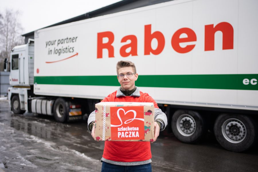 Raben ponownie jeździł ze Szlachetną Paczką