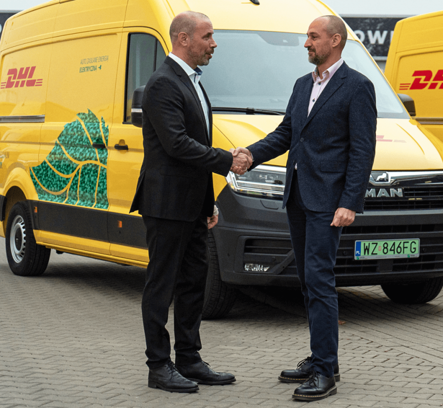 DHL Parcel inwestuje w kolejne elektryki MAN
