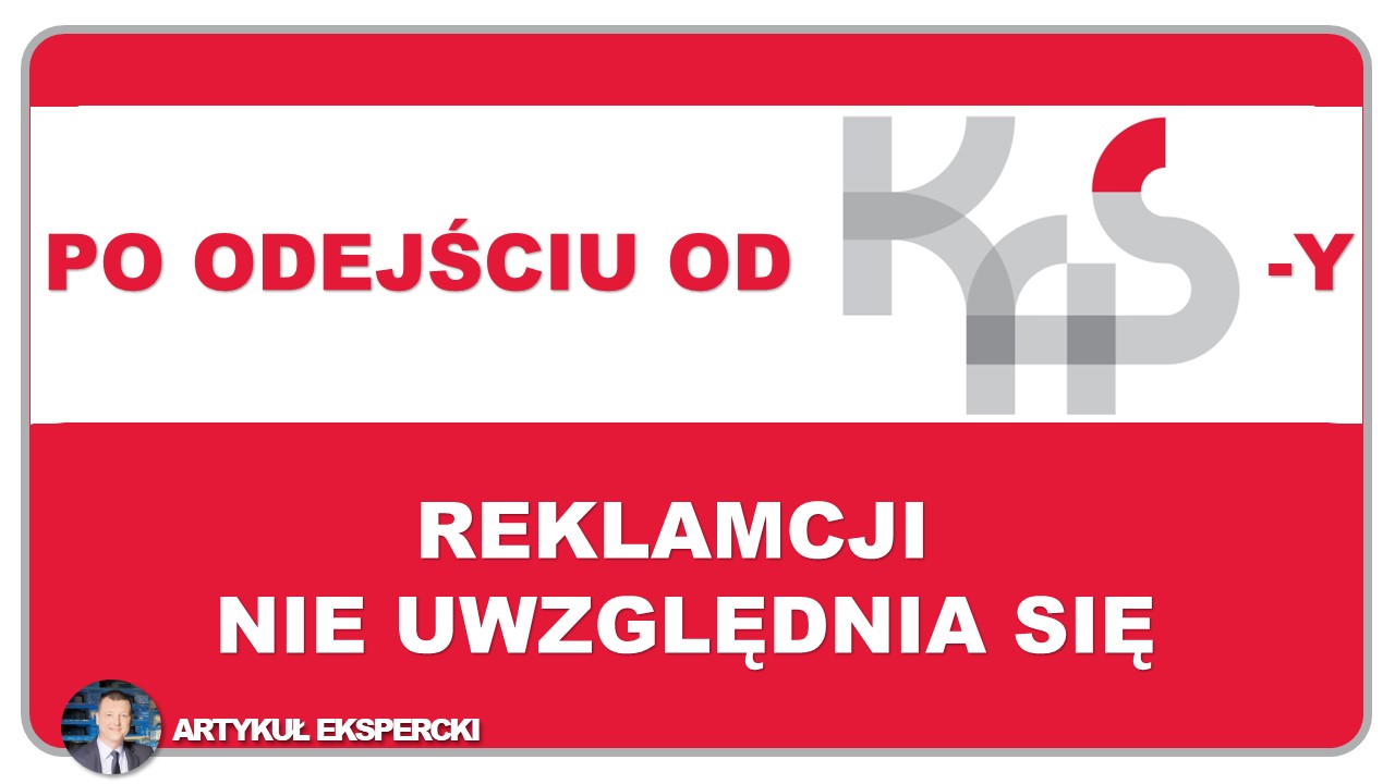 Po odejściu od kasy KAS…reklamacji nie uwzględnia się.