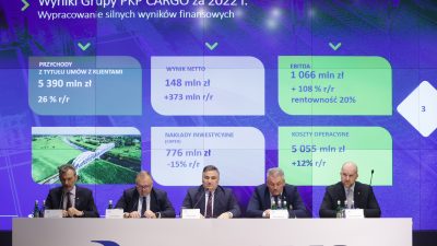 PKP CARGO potwierdza rekordowe zyski