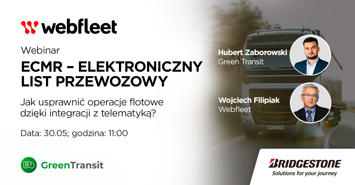 Webinar: eCMR – jak usprawnić operacje flotowe z telematyką?