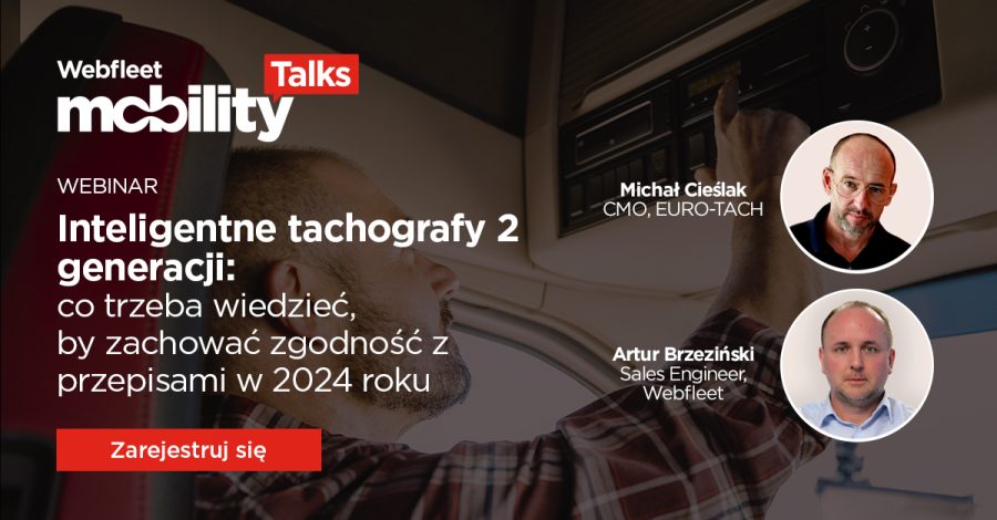 Webinar: Inteligentne tachografy 2 generacji
