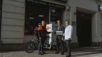 DPD dostarczyło milion paczek rowerami