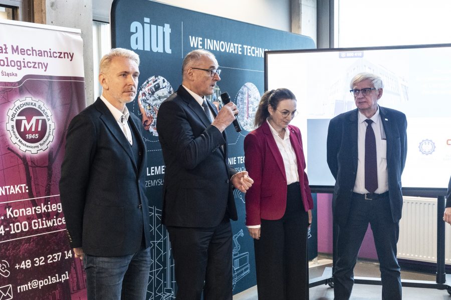 Politechnika Śląska i AIUT otworzyli Laboratorium Autonomicznych Robotów Mobilnych