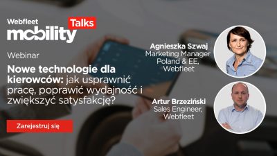 Webinar: Nowe technologie dla kierowców