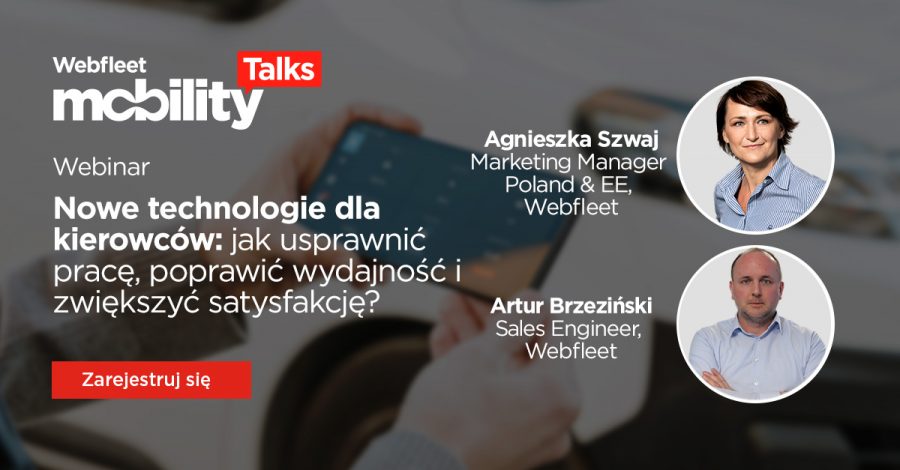 Webinar: Nowe technologie dla kierowców