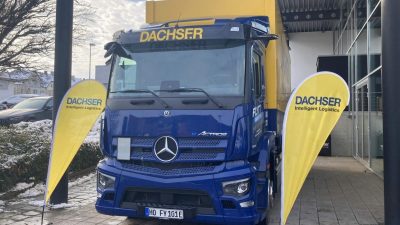 E-ciężarówki w transporcie transgranicznym
