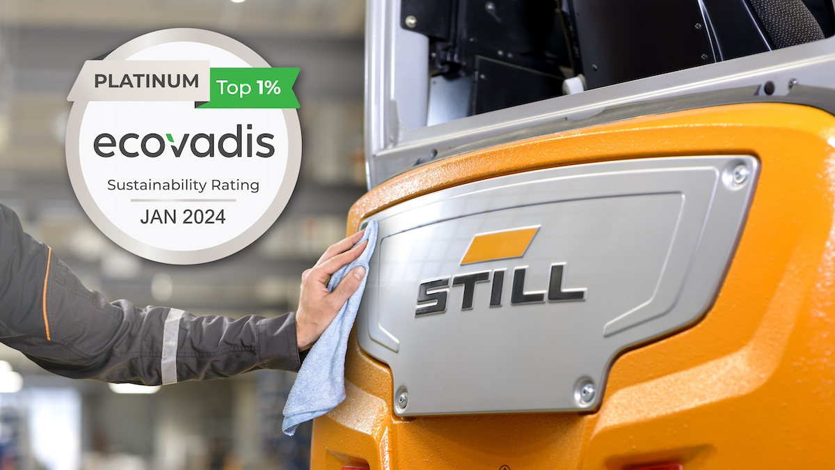 Firma STILL uzyskała certyfikat EcoVadis Platinum 2024