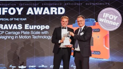 Waga RAVAS iCP z technologią Weighing in Motion zdobywa IFOY Award 2024