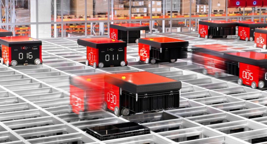 Roboty usprawniają magazynowanie małych ładunków – Case Study