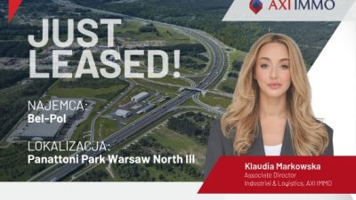 Transakcja najmu firmy Bel-Pol – 5600 mkw. w Panattoni Park Warsaw North III