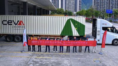 CEVA Logistics i Lenovo testowały elektryczną ciężarówkę na szlaku Chiny – Kazachstan