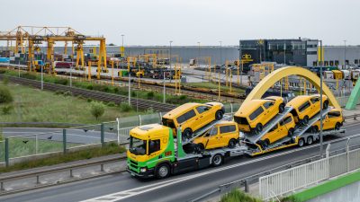 STS Logistic, Scania Polska i Rolfo prezentują swój pierwszy elektryczny autotransporter