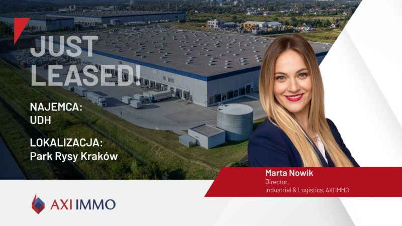 AXI IMMO wspiera rozwój UDH w nowym regionie Polski